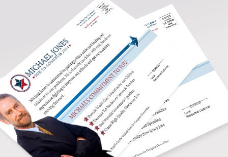 Political Every Door Direct Mail Postcards