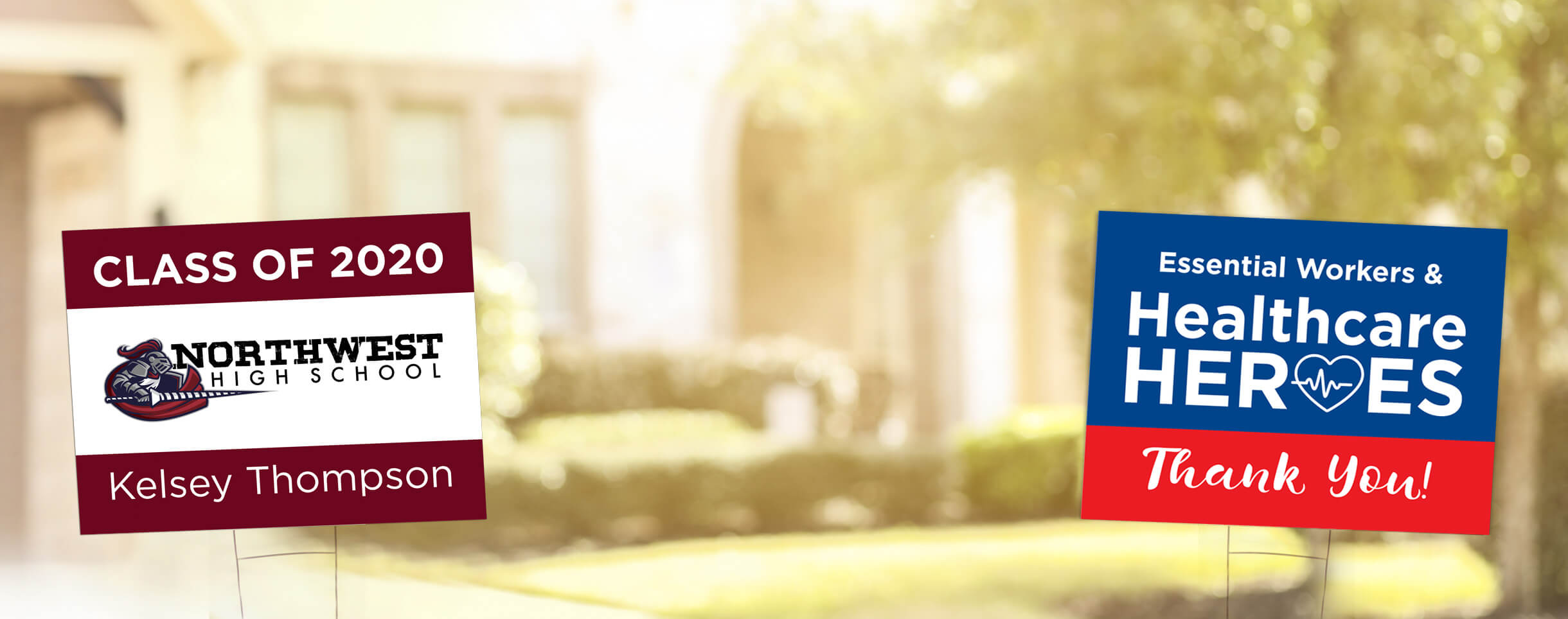 Customizable Yard Signs