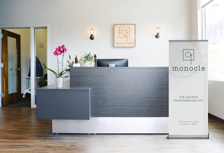 Showcase your business hours and information with retractable banners.